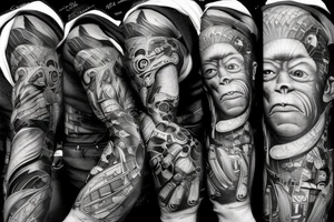 Something related to a monkey, gorilla or hulk, plus hacking or computers tattoo idea