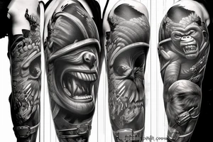 Something related to a monkey, gorilla or hulk, plus hacking or computers tattoo idea