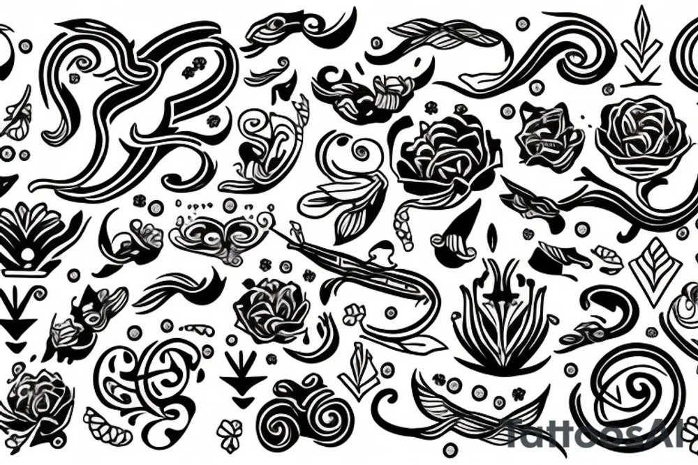 fineline monogram GC tattoo idea
