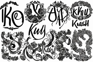 My name “ Kaushal” tattoo idea
