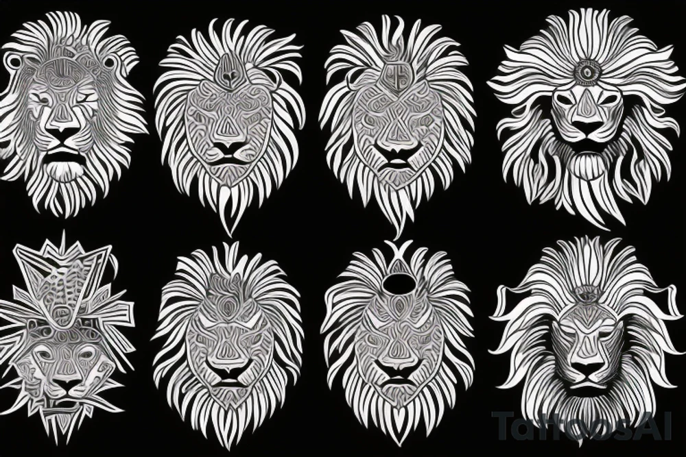 Macedonian symbols, sun, lion tattoo idea
