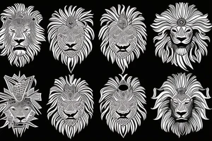 Macedonian symbols, sun, lion tattoo idea