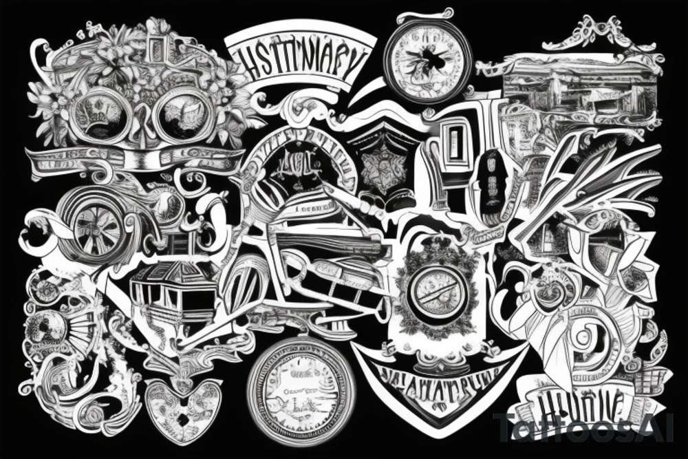 Historic Building tattoo idea