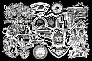 Historic Building tattoo idea