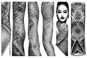 geometrical
clean
subtle tattoo idea