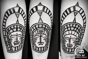 Spartan soldier Ancient Greek pottery art tattoo idea