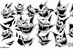 gengar tattoo idea