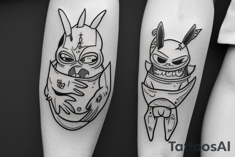 gengar tattoo idea