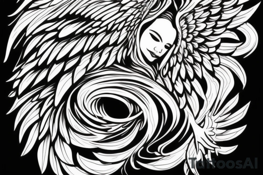Dreams are the wings for life’s flight tattoo idea