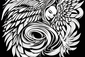 Dreams are the wings for life’s flight tattoo idea
