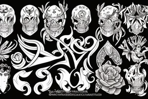 helm wood tattoo idea