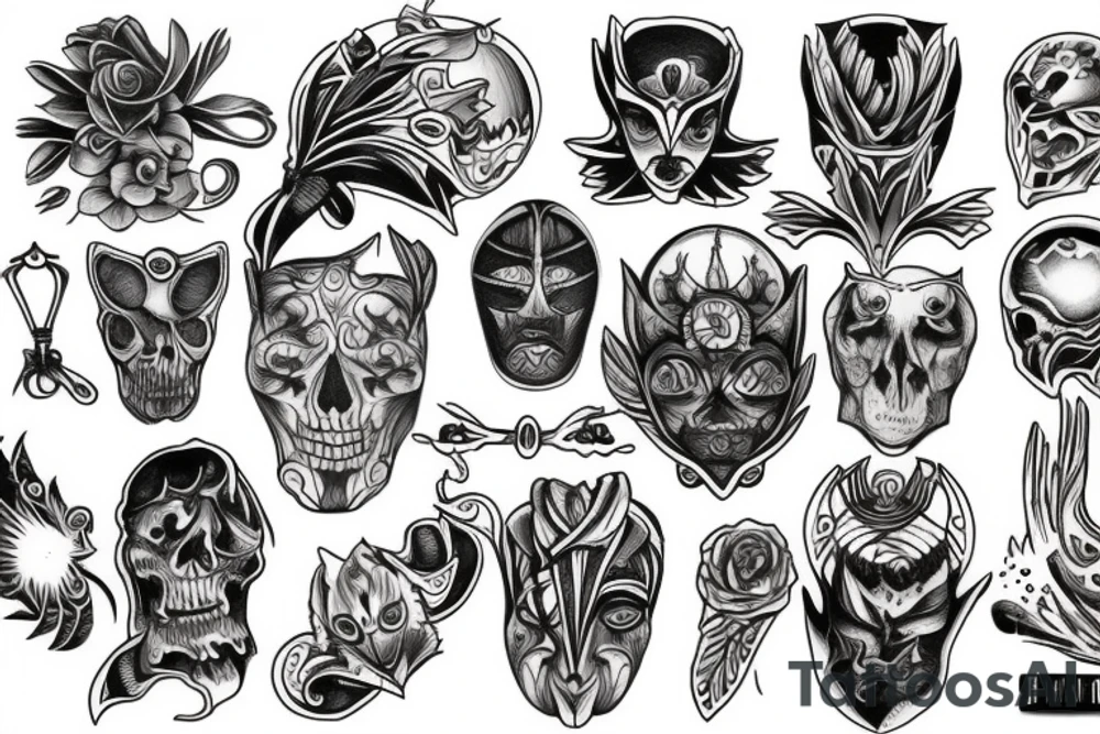 helm wood tattoo idea