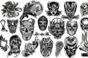 helm wood tattoo idea