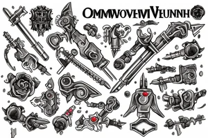 Omniwrench style key tattoo idea