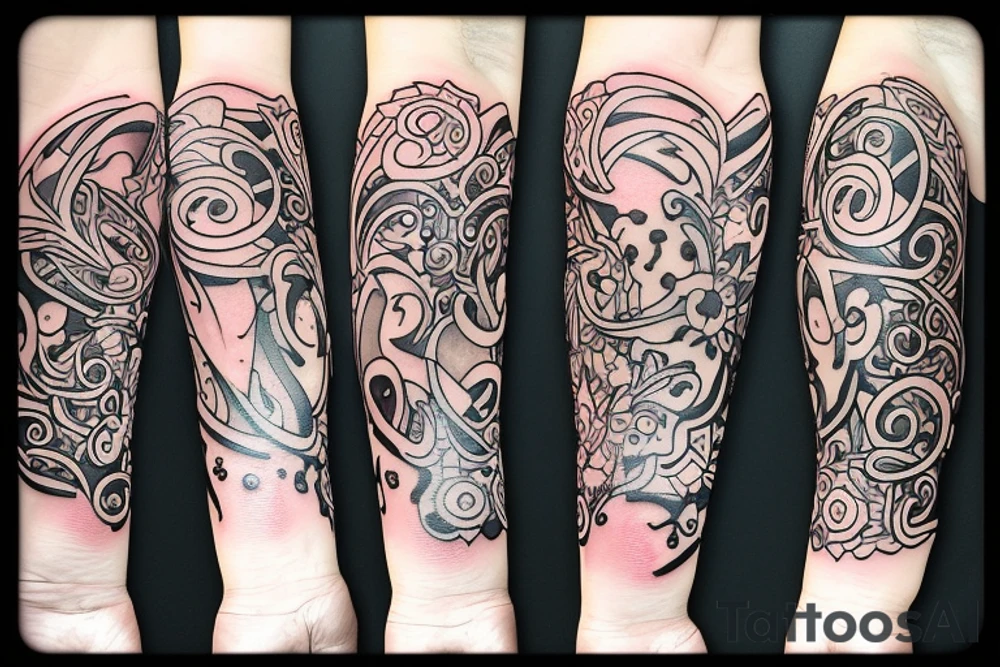 Keyblade style key tattoo idea