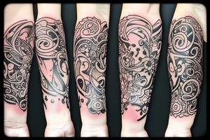 Keyblade style key tattoo idea