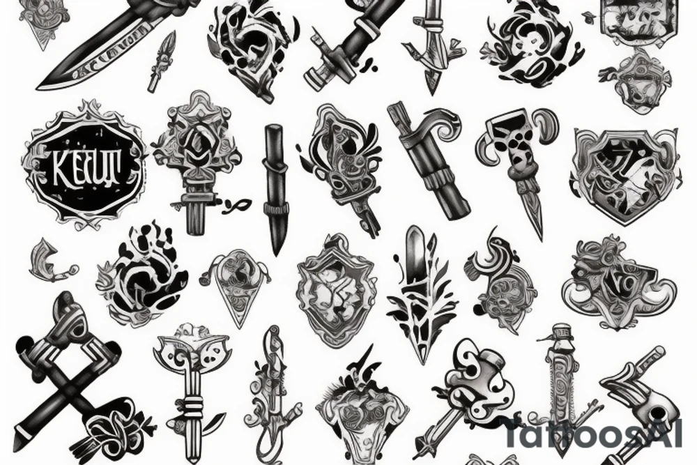 Keyblade keu tattoo idea