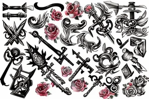 Keyblade key tattoo idea