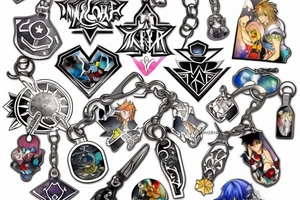 Kingdom hearts keyring tattoo idea
