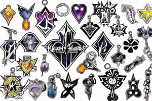 Keyring Kingdom hearts tattoo idea
