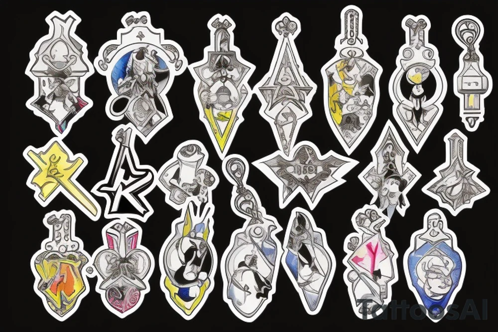 Keyring Kingdom hearts tattoo idea