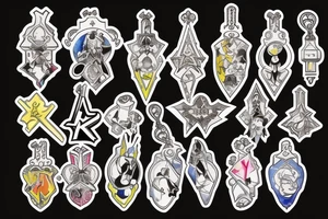 Keyring Kingdom hearts tattoo idea