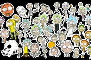 Keyring rick and morty tattoo idea