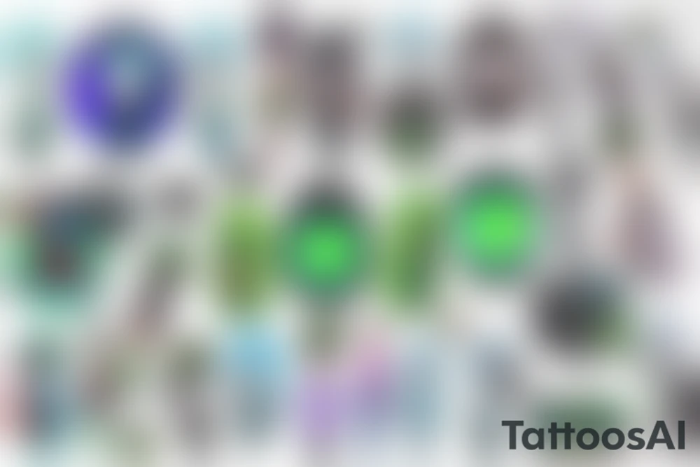 Keyring portal gun rick and morty tattoo idea