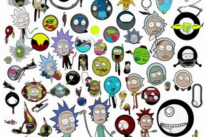 Keyring portal gun rick and morty tattoo idea
