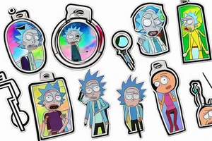 Key portal gun rick and morty keyring tattoo idea