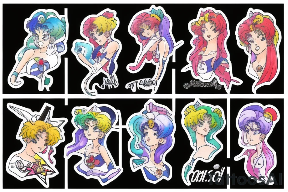 Sailor moon key tattoo idea
