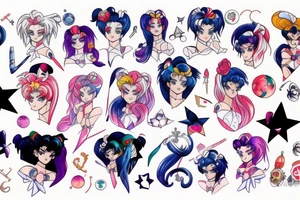 Sailor moon key tattoo idea
