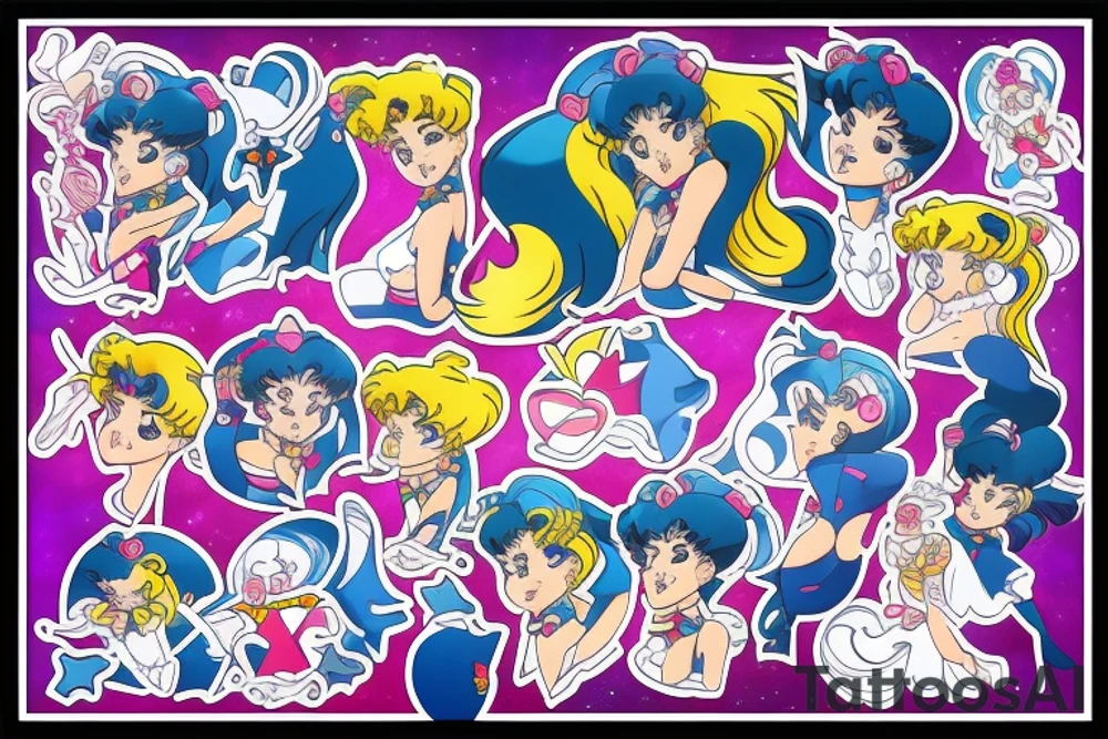 Sailor moon key tattoo idea