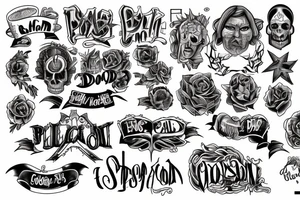 Prison, money, dead, born, god, life, good and evil, color, tattoo idea