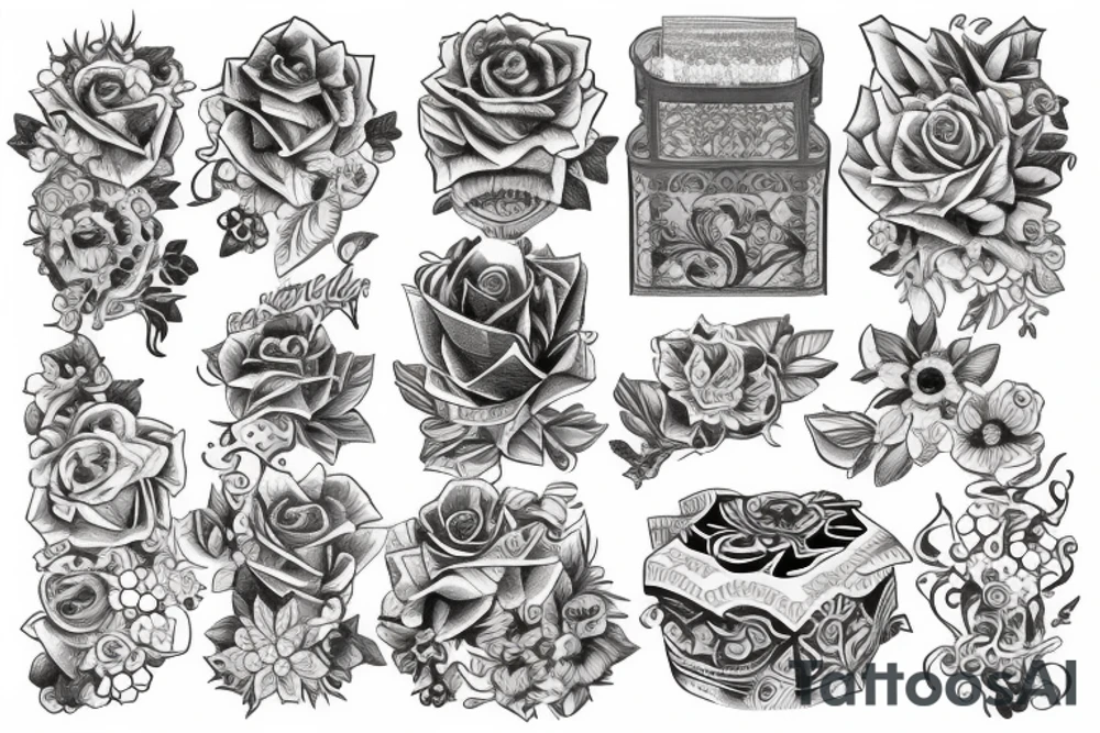 tissue box tattoo idea