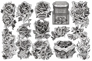 tissue box tattoo idea