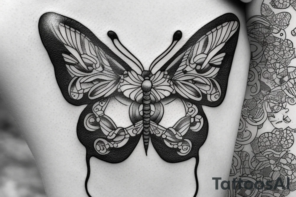Butterfly tattoo 707 tattoo idea