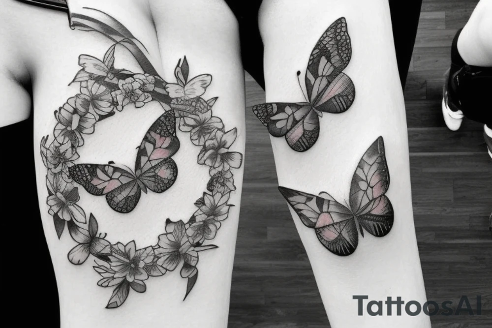 Butterfly tattoo 707 tattoo idea