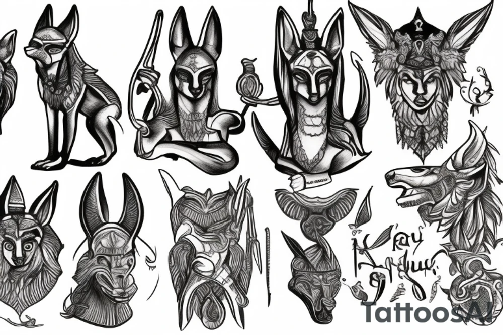 Anubis tattoo idea