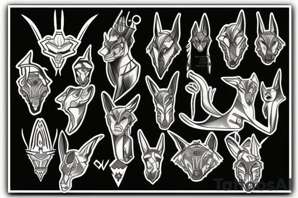 Anubis tattoo idea