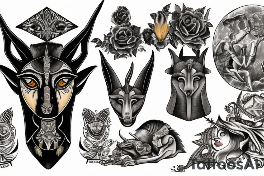 Anubis tattoo idea