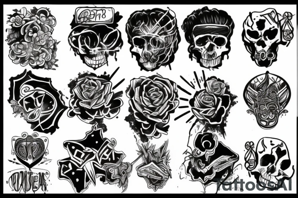 rock tattoo idea