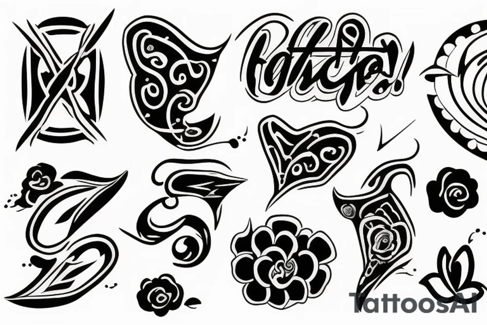 rock tattoo idea