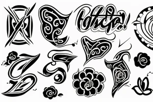 rock tattoo idea