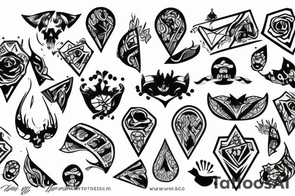 rock tattoo idea