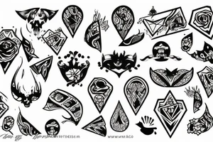 rock tattoo idea