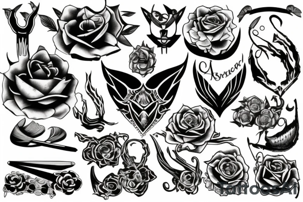 rock tattoo idea
