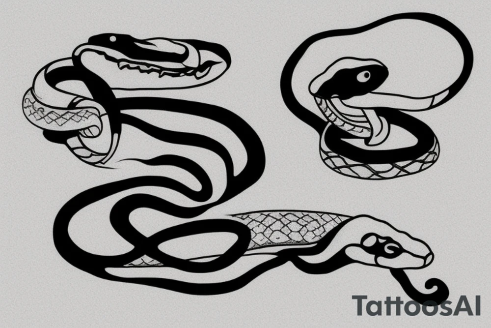 snake tattoo idea