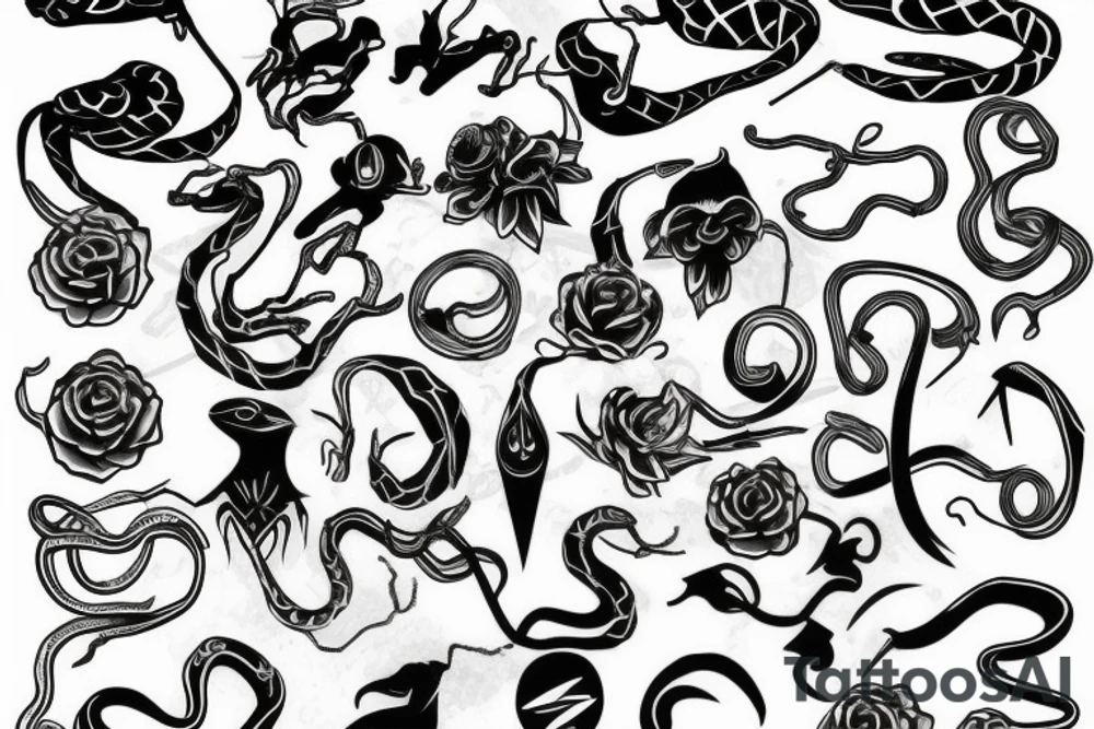 snake tattoo idea