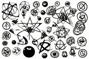 diracs equation within an atom tattoo idea